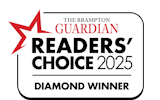 Brampton Guardian Readers' Choice 2025 Diamond Winnter
