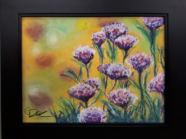 Flowers - 9×12 - Soft Pastel - $100