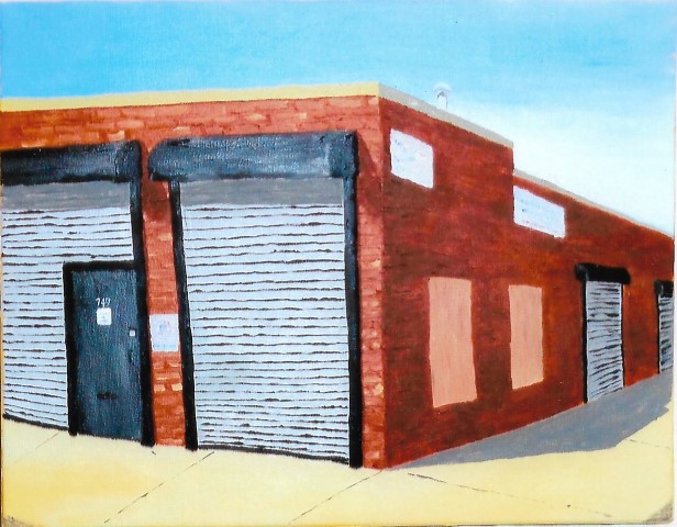 749 East 136 Street, Bronx, NYC - $200 - 11 x 14 - Oil on canvas