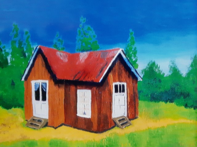Atlanta, Idaho #2 - $200 - 11 x 14 - Oil on canvas