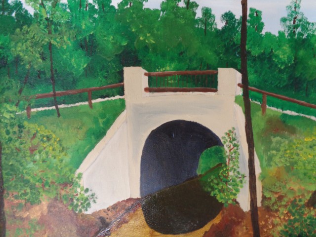 Pine Hill Cemetary, Toronto - $200 - 11 x 14 - Oil on canvas