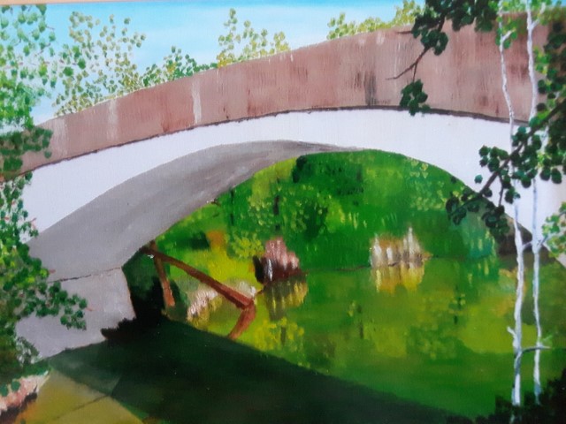 Wilket Creek, Don Valley, Toronto -$200 - 11 x 14 - Oil on canvas