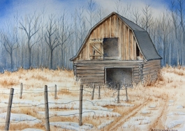 Graeme Stammers - Barn Watercolour