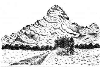 Pen & Ink Drawing by Rahul Jain